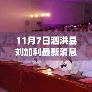 泗洪县刘加利最新动态引发的深思,个人观点分析