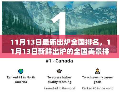 11月13日全国美景排名揭晓,心灵归宿的终极榜单!