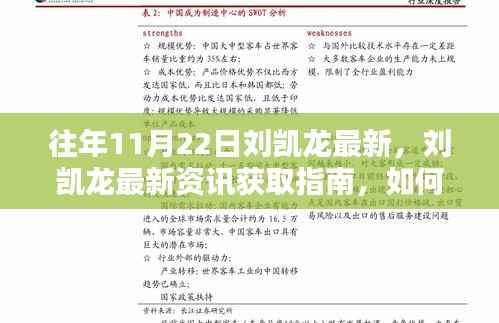 往年11月22日刘凯龙最新资讯获取指南,追踪其动态的最新指南