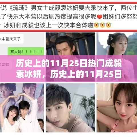 历史上的11月25日,成毅袁冰妍的闪耀时刻回顾