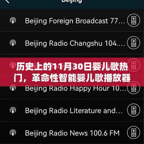 历史上的今天,智能婴儿歌播放器重塑未来育儿体验,婴儿歌热门回顾