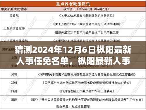 2024年12月6日枞阳人事任免名单预测与评估报告
