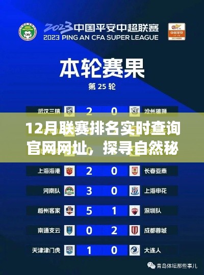 探寻自然秘境,联赛排名背后的心灵之旅实时查询官网网址(12月版)