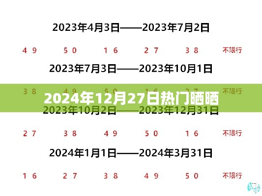 『2024年12月27日热点一览,精彩瞬间不容错过』