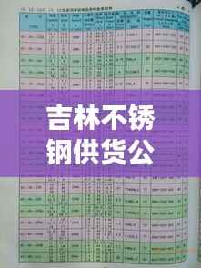 吉林不锈钢供货公司排行榜揭晓,优质供应商榜单不容错过!