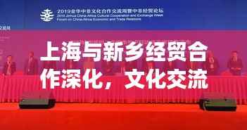 上海与新乡经贸合作深化,文化交流蓬勃发展