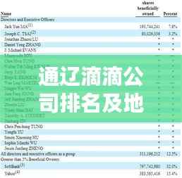 通辽滴滴公司排名及地方影响力深度解析