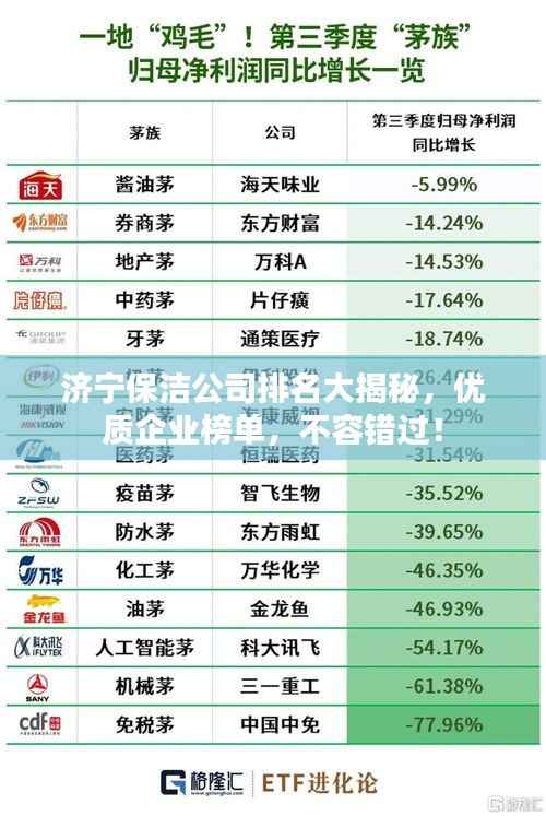 济宁保洁公司排名大揭秘,优质企业榜单,不容错过!