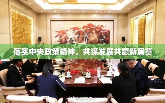 落实中央政策精神,共谋发展共赢新篇章