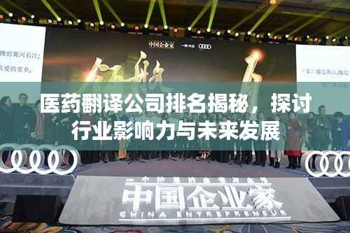 医药翻译公司排名揭秘,探讨行业影响力与未来发展